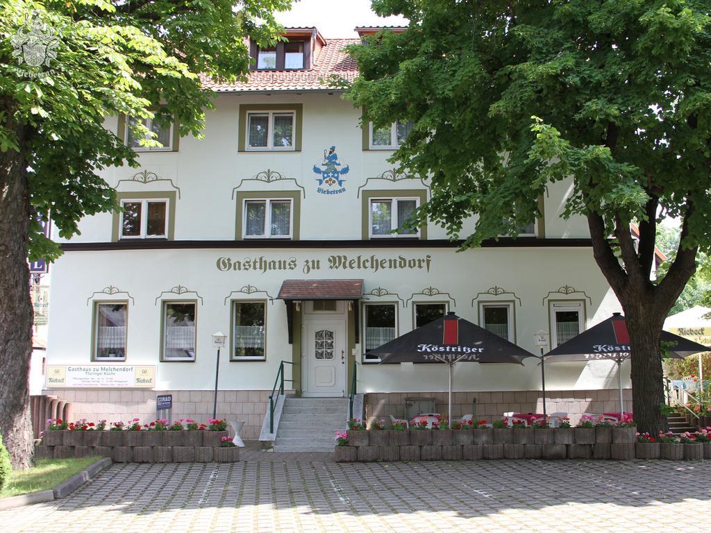 Hotel Garni Melchendorf Erfurt Exteriör bild