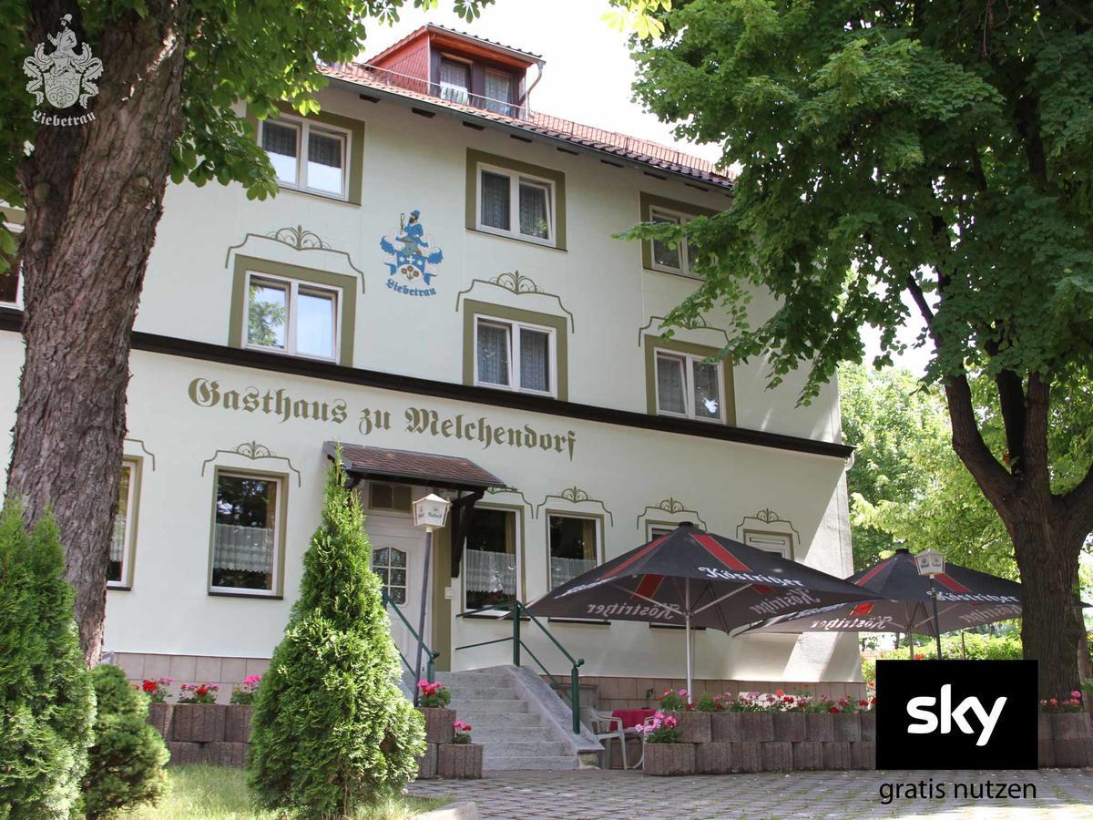 Hotel Garni Melchendorf Erfurt Exteriör bild